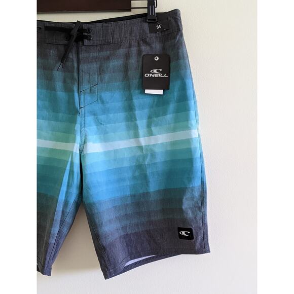 NWT O'Neill Cooper Swim Trunks Sz 34 Swim Board Shorts - Picture 2 of 5
